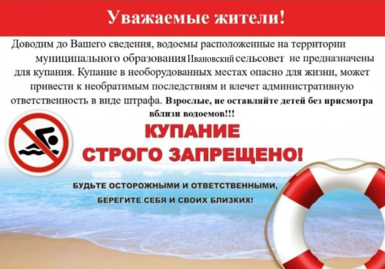 Купание запрещено. Купание запрещено.